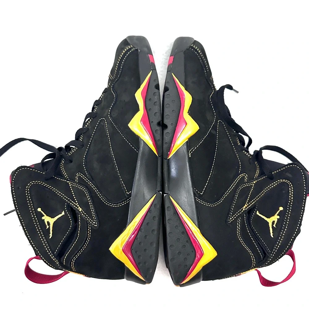 Air Jordan 7 Retro Citrus Men's Sz 12 2022 Black Orange Red CU9307-081